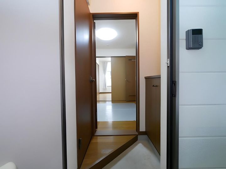 西岡ベストフラット302の玄関