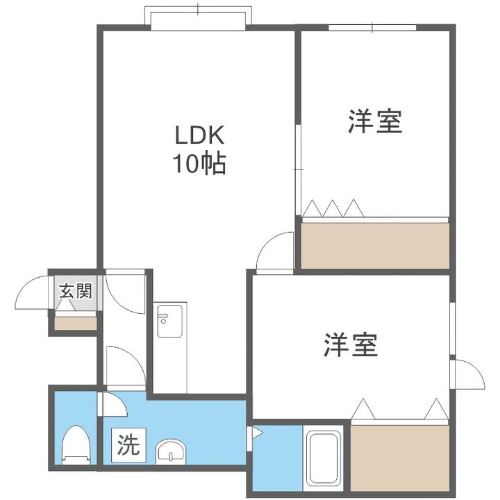 エルポート栄通の間取り