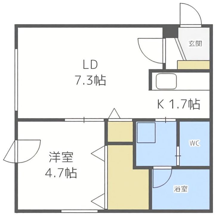 SENSAI-TSUKISAMUの間取り