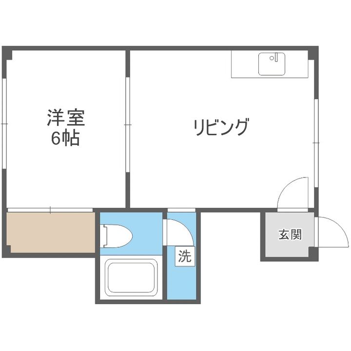 A Court(エーコート)Fの間取り