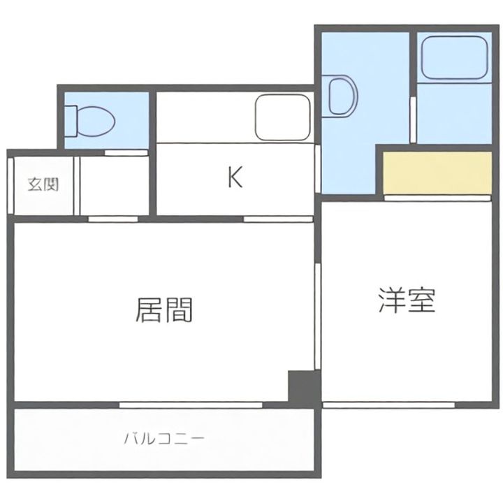 ノースタウン月寒301の間取り