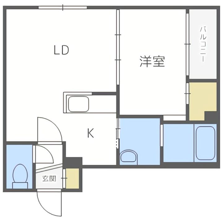 BASE SHIROISHI(ベース白石)の間取り