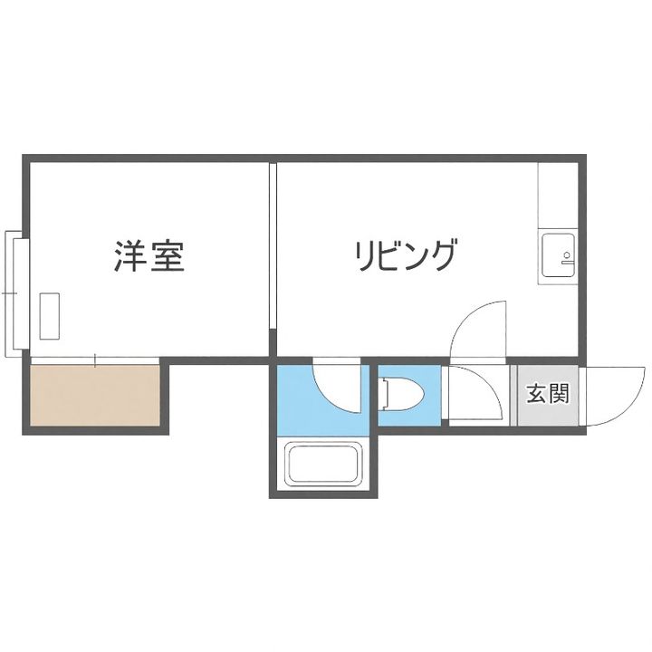 第27森宅建マンション103の間取り