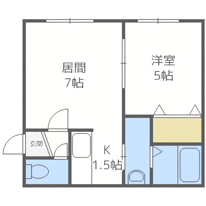 サザンヒルズ弐番館の間取り