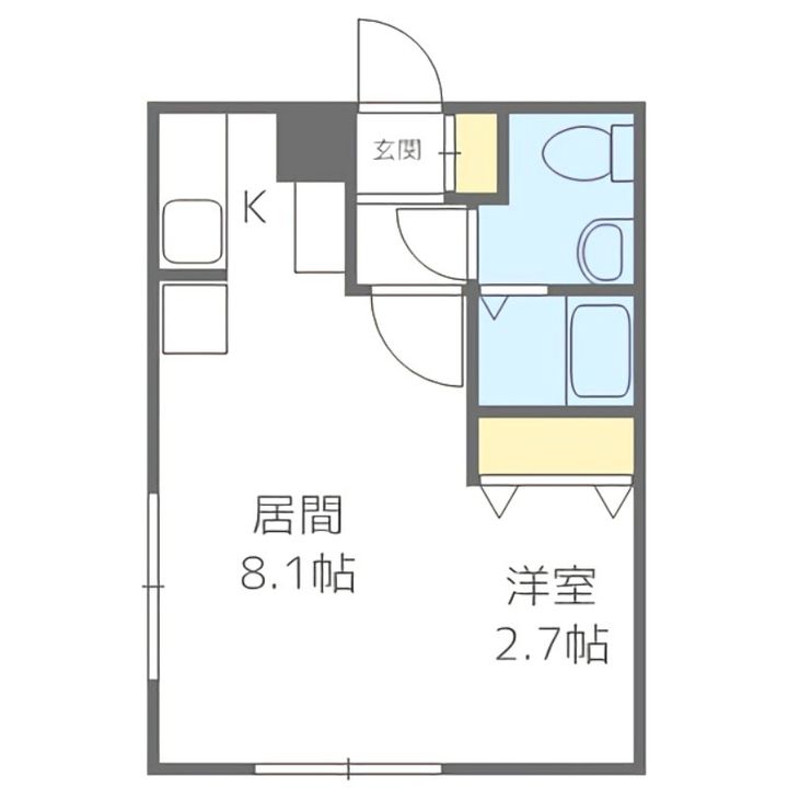 グランメール南郷14303の間取り