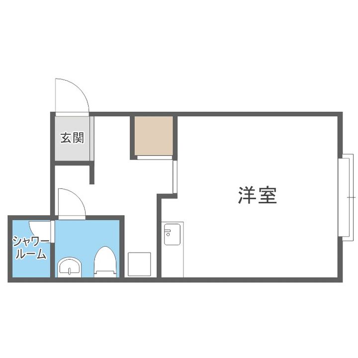 GOOD平岸207の間取り