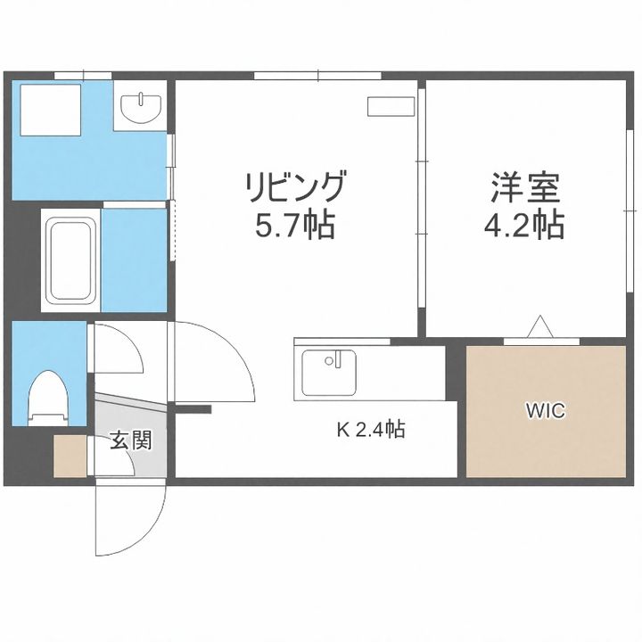 Coco Ange Sumikawa(ココアンジュ澄川)の間取り