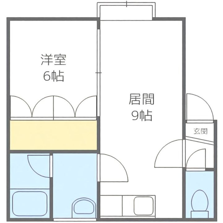 ホワイトコートカヤ13105の間取り