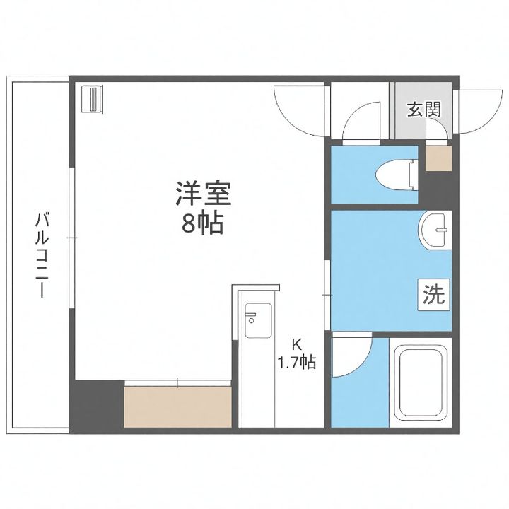 ラッフィナート205の間取り