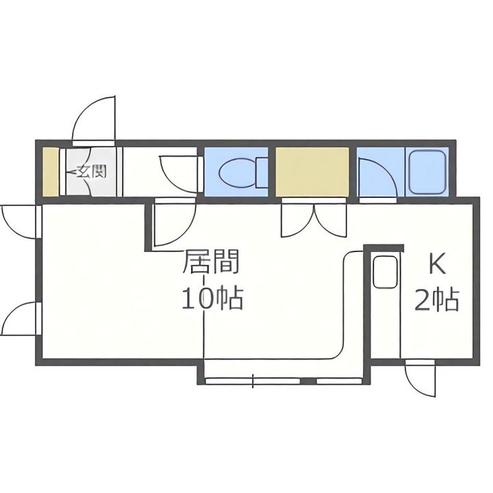 サンシャイン山鼻403の間取り