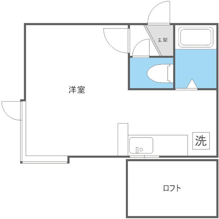 エスコート美園中央205の間取り