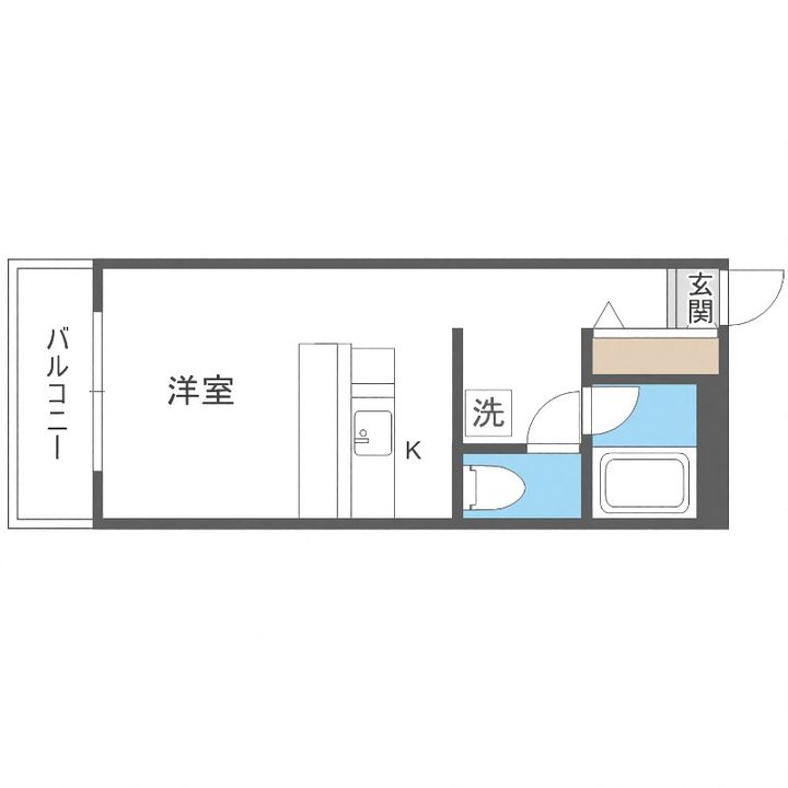 エクセレントハウス中島公園165の間取り
