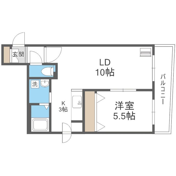 ecoa栄通(エコア栄通)の間取り