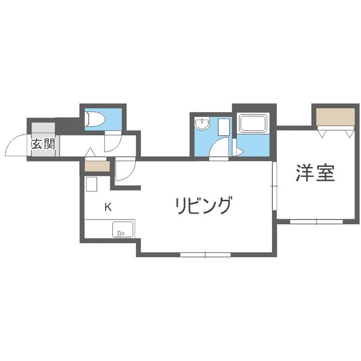 GroveAvenue壱番館102の間取り