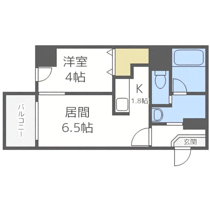 LEE東札幌 A棟の間取り