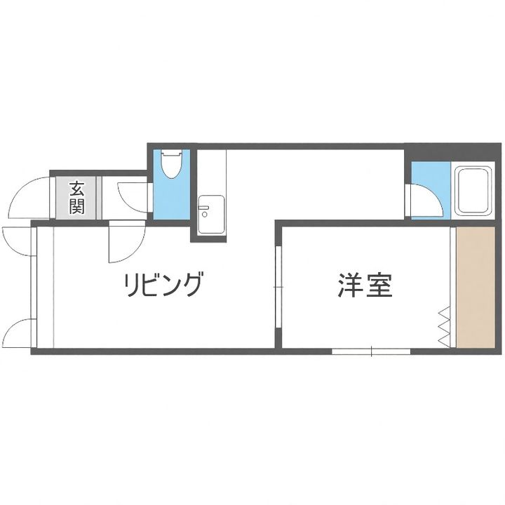 グリーンハイツ102の間取り