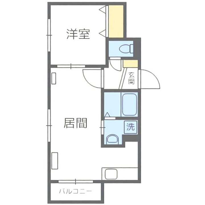 ジョヴァンニ菊水201の間取り