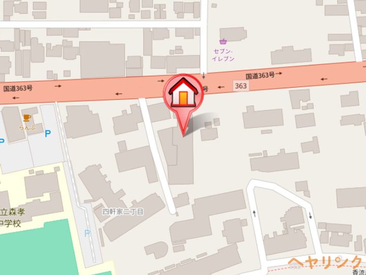 ネオグランデ藤ヶ丘の地図