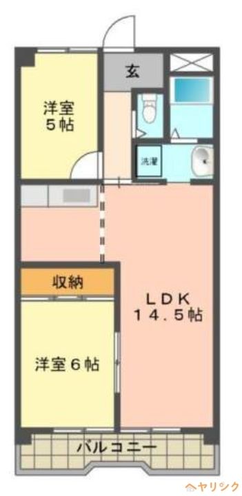 シーズンコート神丘102の間取り