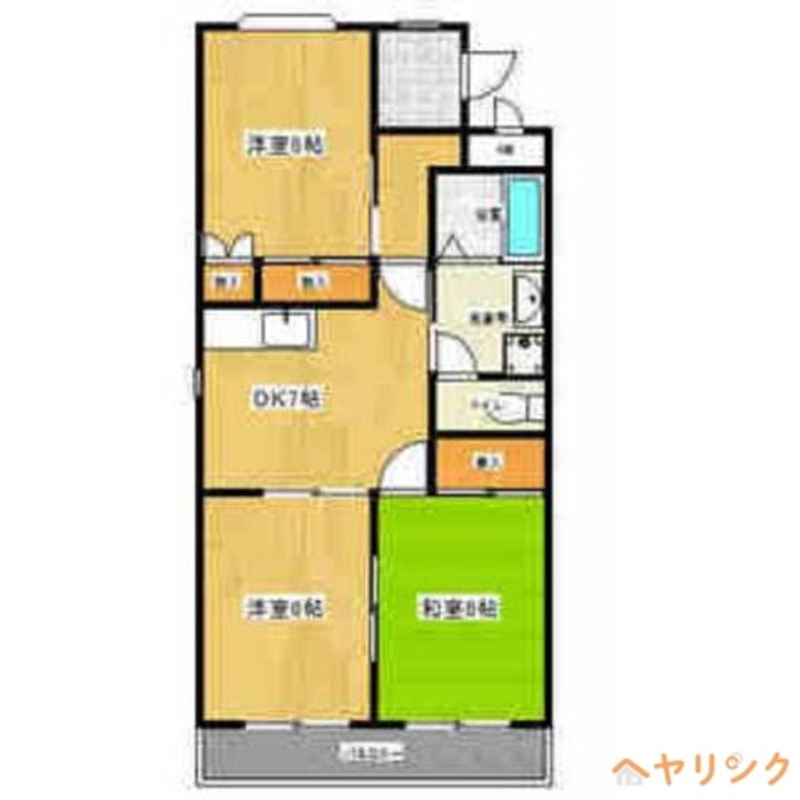 ソシアルアズマの間取り