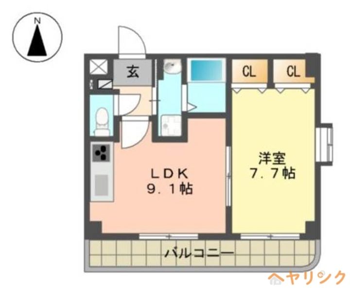 コンラッドの間取り