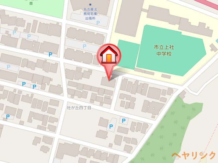 フォレスタ社が丘の地図