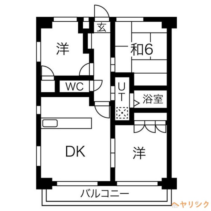 ベルルージュ上社の間取り