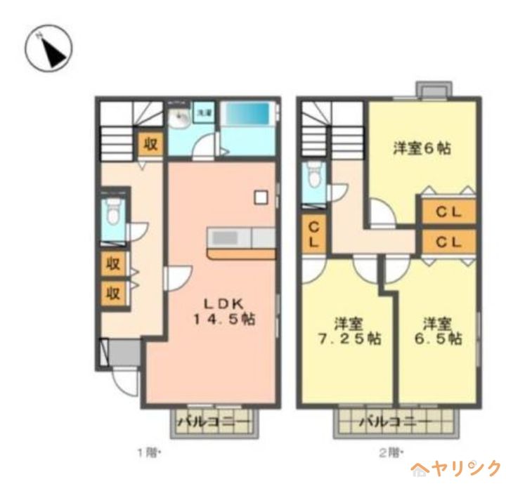 カーサ和合A101の間取り