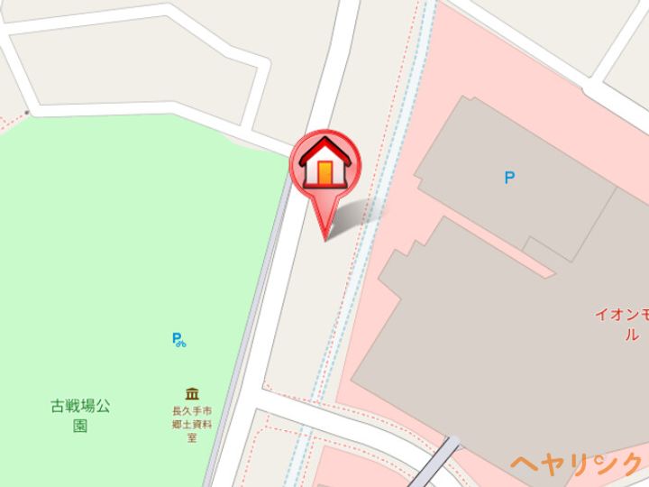 ルフトハウスの地図