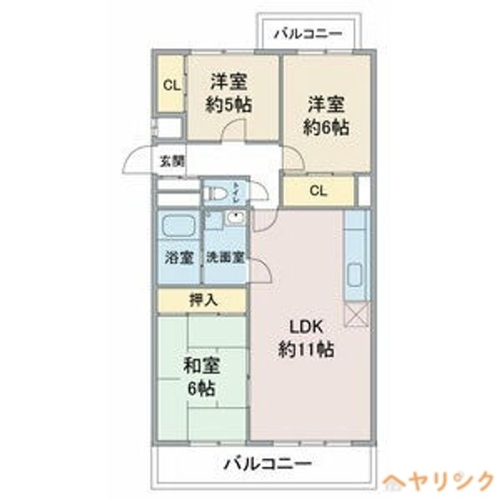プレステージ社が丘の間取り