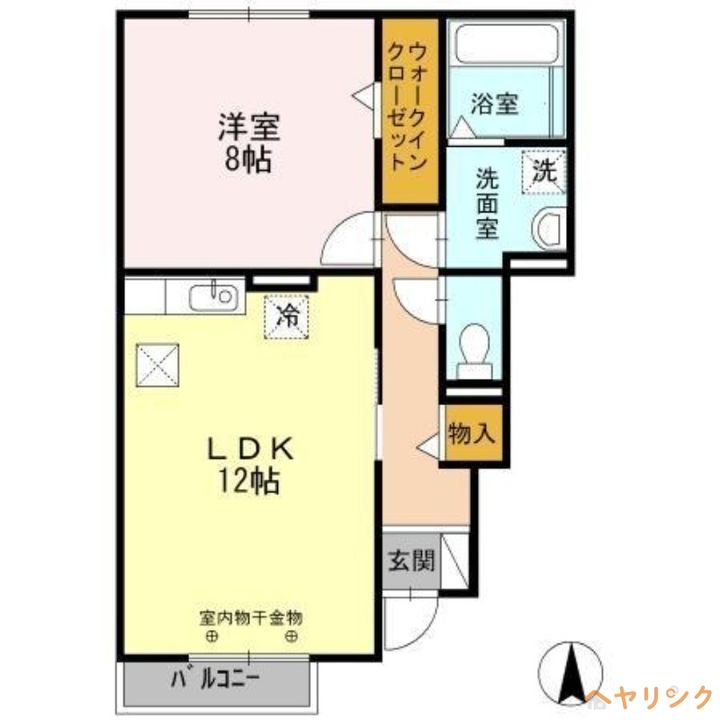 フォンターナ B棟の間取り