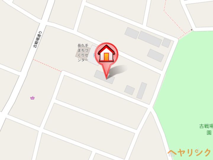 長久手ハイツ Bの地図