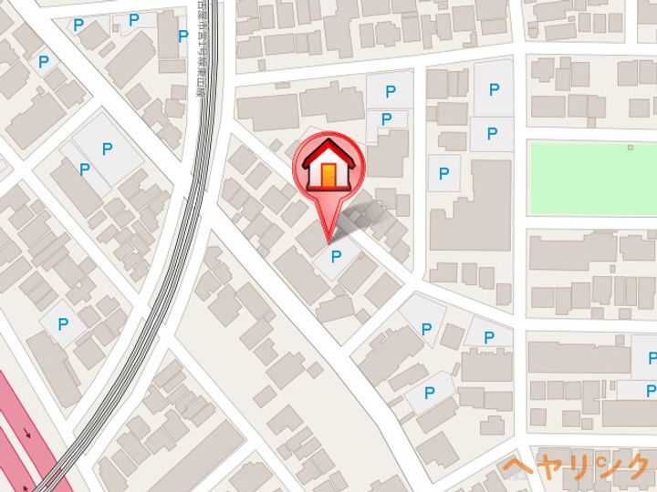 エボルシオン東光 Bの地図