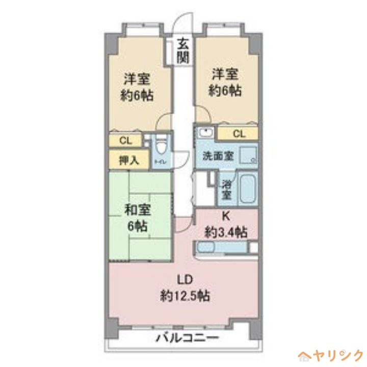 リ-フマンション グロリアスの間取り