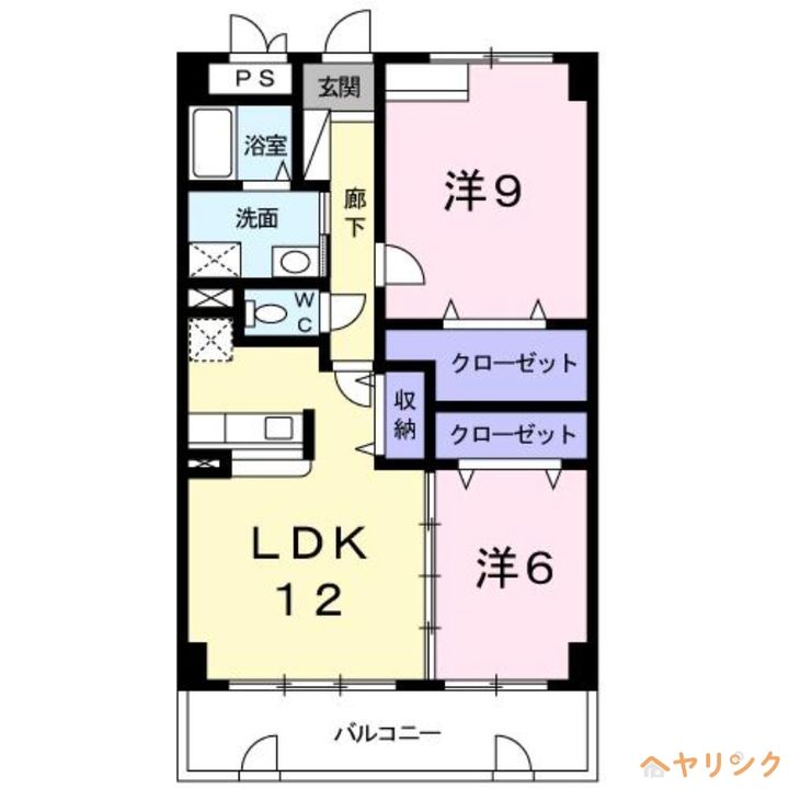 ソレイユドールの間取り