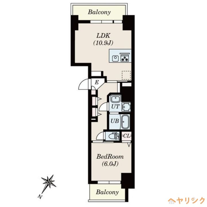 S-RESIDENCE一社の間取り