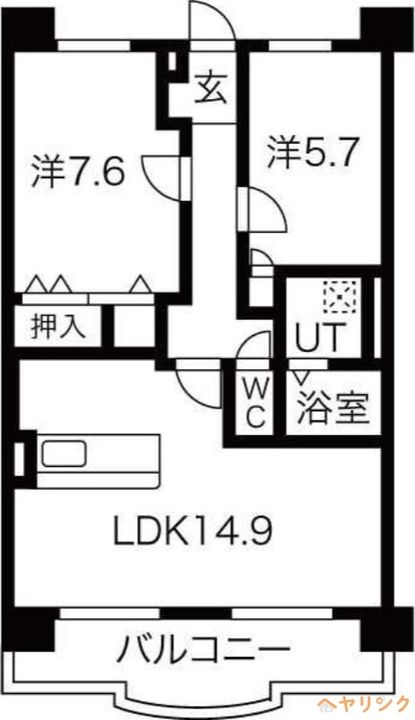 La Bolsonの間取り