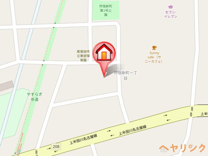 ラ・ルーチェの地図