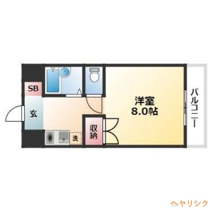 ピア・ボナール105の間取り