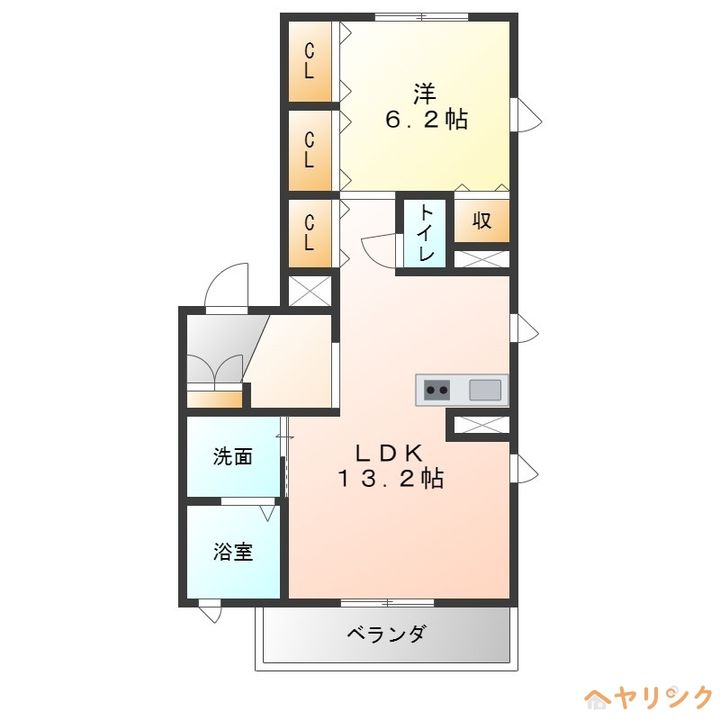 No.10アサヒノ藤が丘の間取り