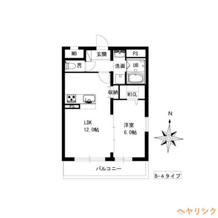 ユーハイツ三和Ⅲの間取り