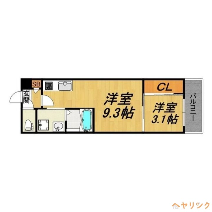 LECOCON守山Ⅲの間取り