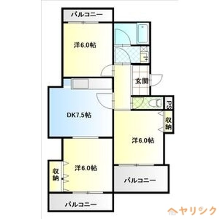 サンファミリア長久手Ⅰの間取り