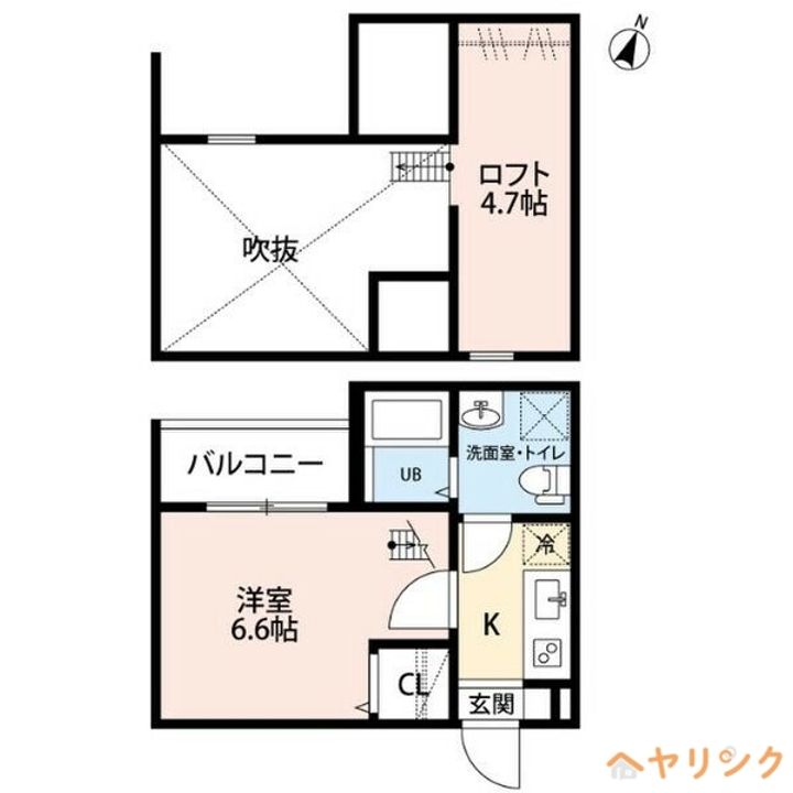 T.A.東山町ⅡC棟の間取り