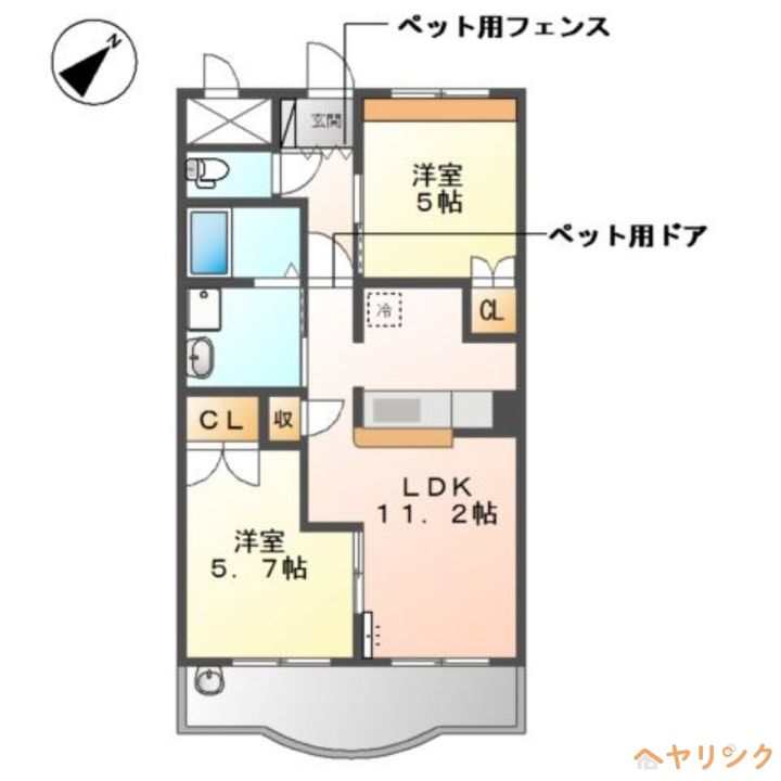 ファビュラスの間取り