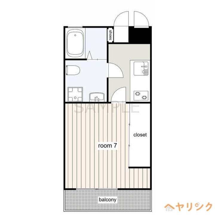 アンフレーズ藤が丘の間取り