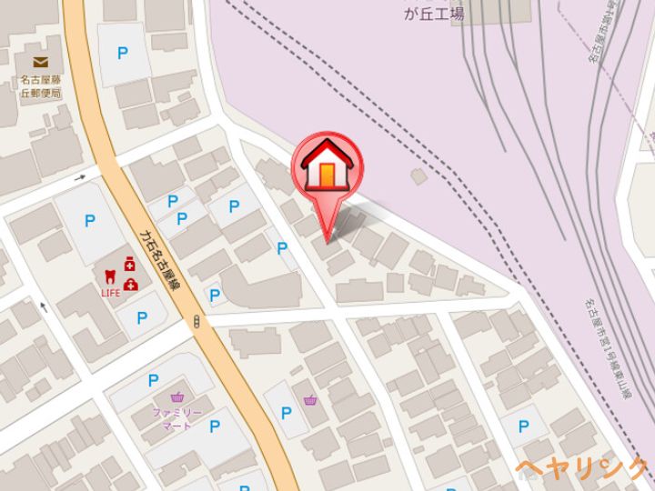 アンフレーズ藤が丘の地図