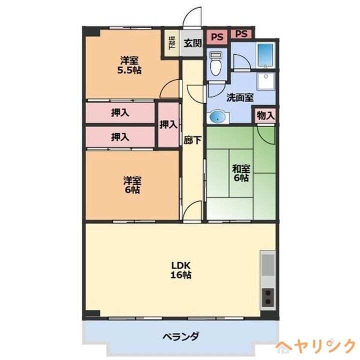 OS・SKYフレックス藤が丘の間取り