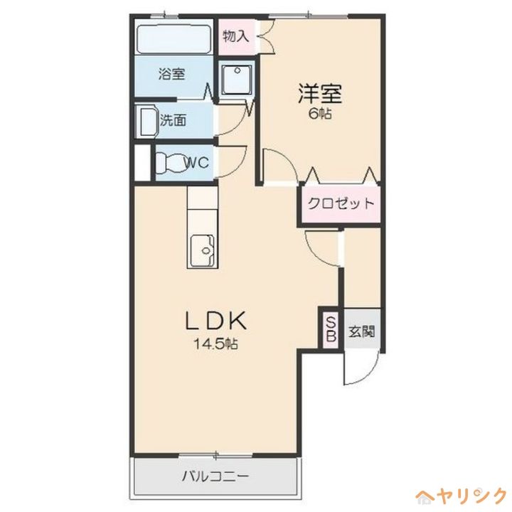 メートービルの間取り