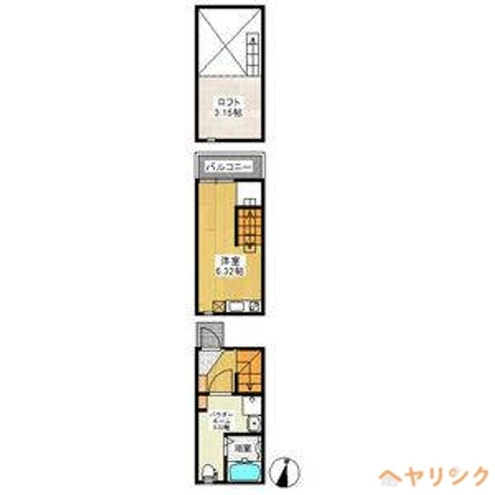 アースクエイク桜ヶ丘北棟の間取り